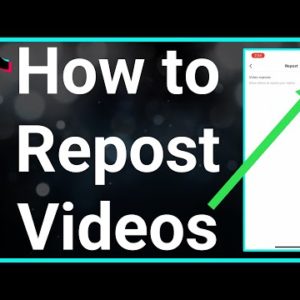 How To REPOST Videos On TikTok!