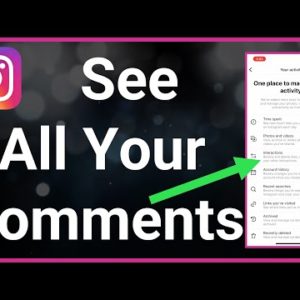 How To See Posts You COMMENTED On Instagram!