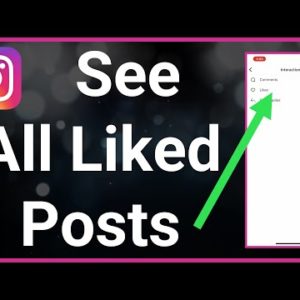 How To See Posts You LIKED On Instagram!