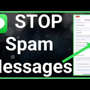 How To STOP Spam Texts On iPhone!