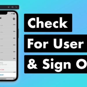 SwiftUI Firebase Chat 07: Sign Out of Firebase