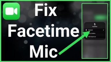 How To Fix FaceTime Microphone