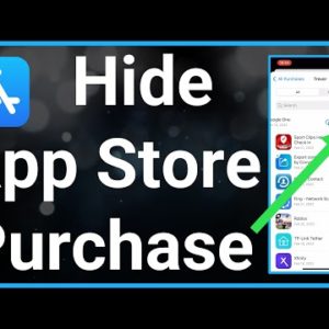 How To Hide App Store Purchases