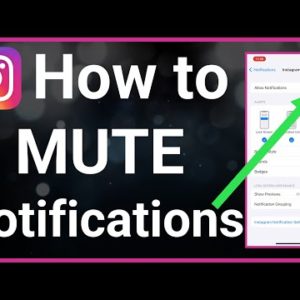 How To Mute Notifications On Instagram