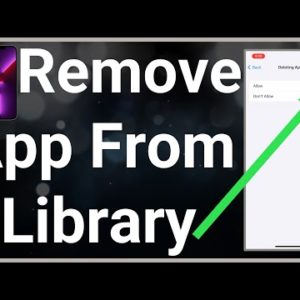 How To Remove App From App Library