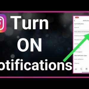 How To Turn On Instagram Notifications