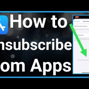 How To Unsubscribe From Apps