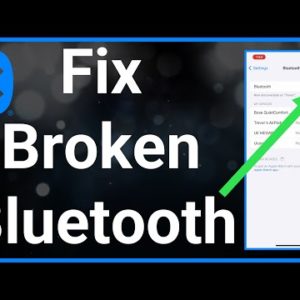 How To Fix Bluetooth Not Working On iPhone
