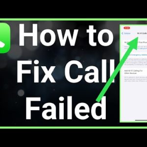 How To Fix Call Failed On iPhone