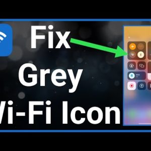 How To Fix WiFi Icon Greyed Out On iPhone