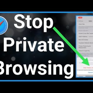 How To Remove Private Browsing Mode In Safari