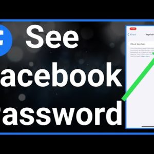 How To See Facebook Password