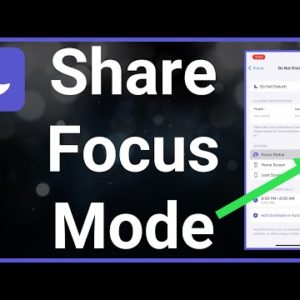 How To Share Focus Mode Status