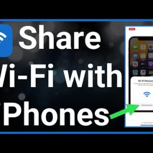 How To Share WiFi Password From One iPhone To Another iPhone
