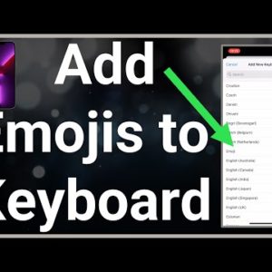 How To Add Emojis To iPhone Keyboard