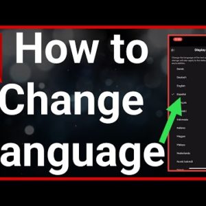 How To Change Language On Netflix