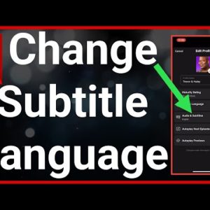 How To Change Subtitle Language On Netflix