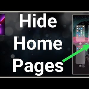 How To Remove Home Screen Pages On iPhone
