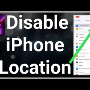 How To Remove Location From iPhone