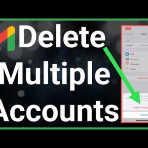 How To Remove Multiple Gmail Accounts From iPhone