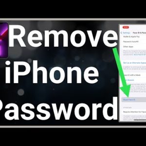 How To Remove Password On iPhone