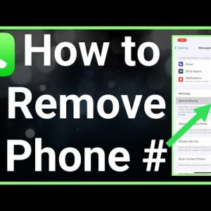 How To Remove Phone Number From iPhone