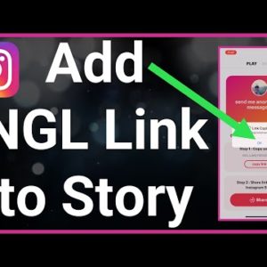 How To Add NGL Link To Instagram Story