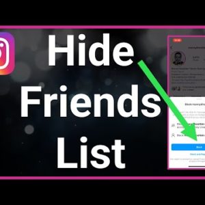 How To Hide Instagram Friends List