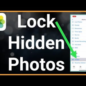 How To Lock Hidden Photos On iPhone