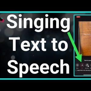 How To Make Text To Speech Sing On TikTok