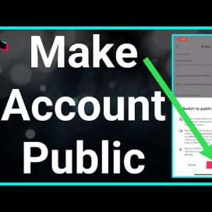 How To Make TikTok Account Not Private (Public)
