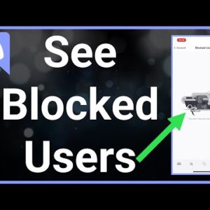 How To See Blocked Users On Discord