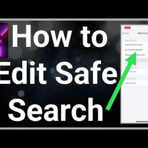How To Turn On & Off Safe Search On iPhone