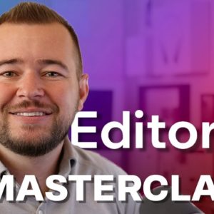 Editor X Masterclass - Propose, Plan, Design, Build, and Publish websites in no time!