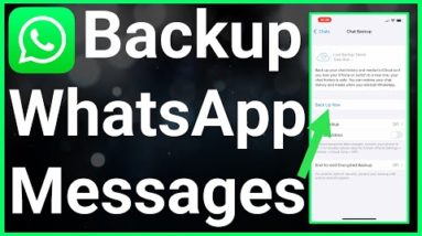 How To Backup WhatsApp Messages