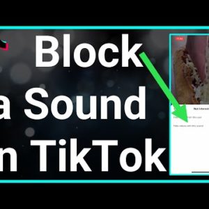 How To Block Sound On TikTok