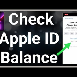 How To Check Apple ID Balance