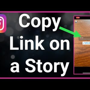 How To Copy Link On Instagram Story