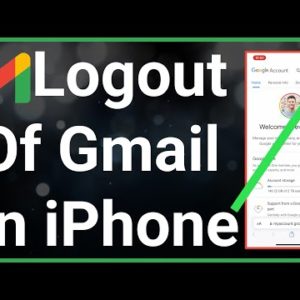 How To Logout Of Gmail On iPhone