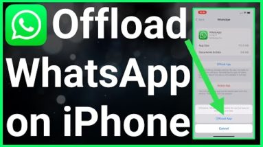 How To Offload WhatsApp on iPhone