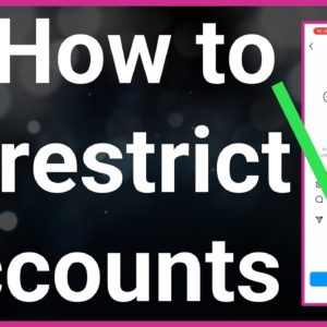 How To Unrestrict An Account On Instagram
